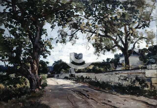 'The Way to Mauvieres in the Evening', 1884.  Artist: Emmanuel Lansyer