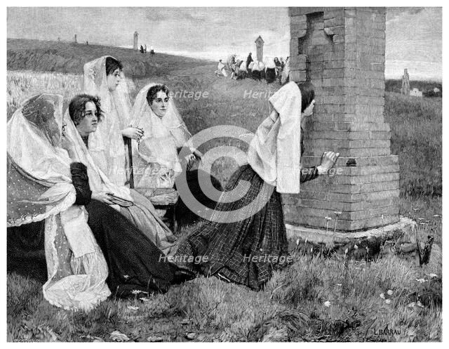 'The Way of the Cross in Catalonia', 1895.Artist: Professor Berthold