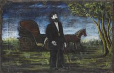 The Wealthy Merchant. Artist: Pirosmani, Niko (1862-1918)