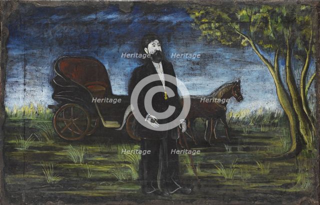The Wealthy Merchant. Artist: Pirosmani, Niko (1862-1918)