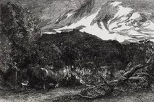 The Weary Ploughman, 1858. Artist: Samuel Palmer