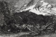 The Weary Ploughman, 1858. Artist: Samuel Palmer