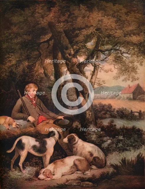 'The Weary Sportsman', c1803. Artists: George Morland, William Bond.