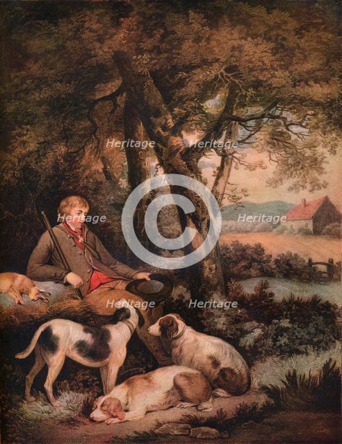 'The Weary Sportsman', c1803. Artists: George Morland, William Bond.