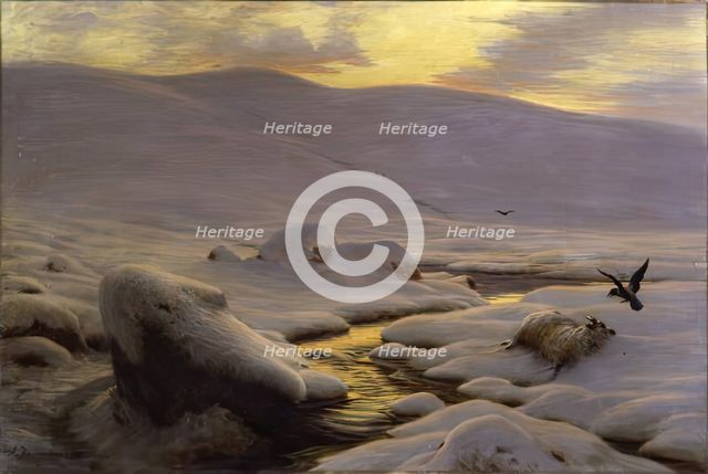 The Weary Waste Of Snow, Forest Of Birse, c1898. Creator: Joseph Farquharson.