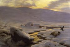 The Weary Waste Of Snow, Forest Of Birse, c1898. Creator: Joseph Farquharson