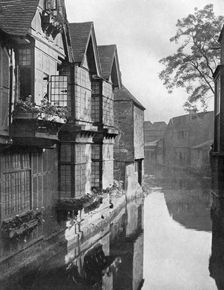 The Weavers House by the River Stour, Canterbury, Kent, 1924-1926.Artist: HS Newcombe
