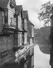 The Weavers House by the River Stour, Canterbury, Kent, 1924-1926.Artist: HS Newcombe