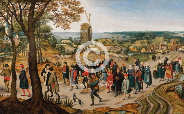 The Wedding Cortège, 1627. Creator: Brueghel, Jan, the Younger (1601-1678).
