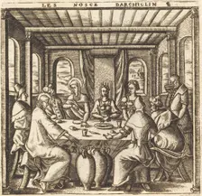The Wedding at Cana (Christ Changes Water to Wine), probably c. 1576/1580. Creator: Leonard Gaultier