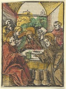 The Wedding at Cana, from Das Plenarium, 1517. Creator: Hans Schäufelein the Elder