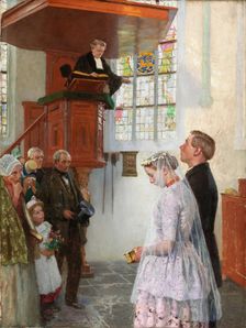 The Wedding, c1900. Creator: Gari Melchers