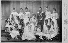 The Wedding Group of Duke and Duchess of York, 6th July 1893