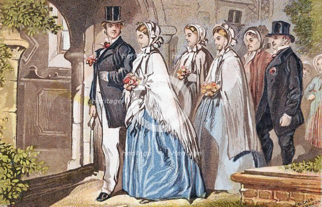 'The Wedding Day', c1885. Artist: Unknown