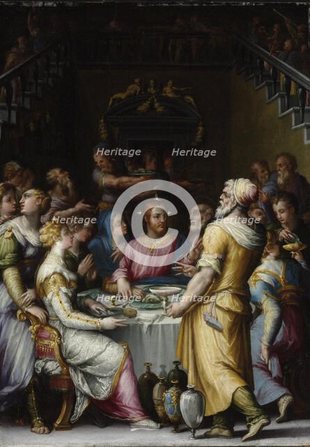 The Wedding Feast at Cana, 1566. Creator: Vasari, Giorgio (1511-1574).