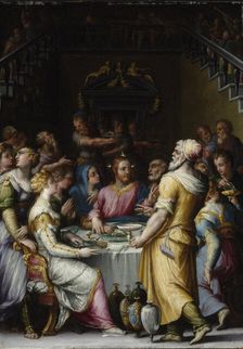 The Wedding Feast at Cana, 1566. Creator: Vasari, Giorgio (1511-1574)