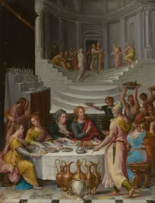 The Wedding Feast at Cana, about 1575-1580. Creator: Lavinia Fontana