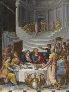 The Wedding Feast at Cana. Creator: Fontana, Lavinia (1552-1614)