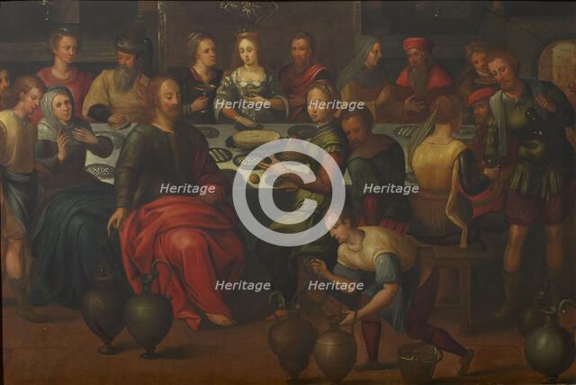 The Wedding Feast at Cana. Creator: Francken, Frans, the Elder (1542-1616).