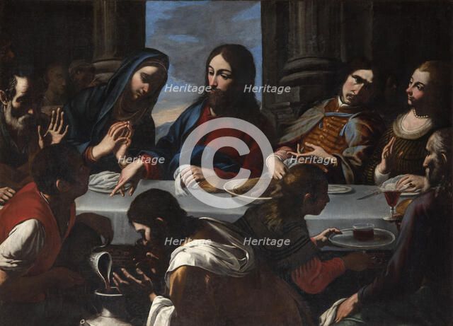 The Wedding Feast at Cana, . Creator: Preti; Gregorio (1603-1672).