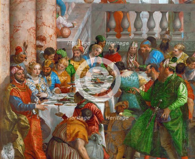 The Wedding Feast at Cana (Detail). Artist: Veronese, Paolo (1528-1588)