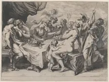 The Wedding Feast of Peleus and Thetis, 1636-79. Creator: Frans van den Wyngaerde