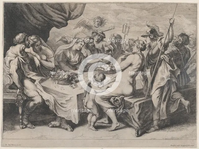 The Wedding Feast of Peleus and Thetis, 1636-79. Creator: Frans van den Wyngaerde.