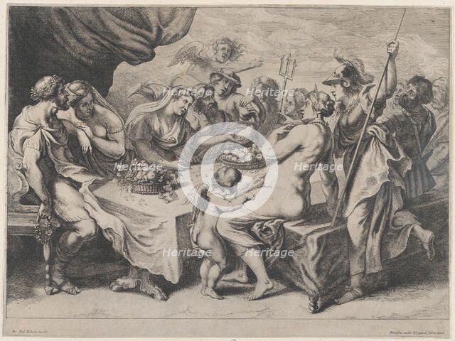 The Wedding Feast of Peleus and Thetis, 1636-79. Creator: Frans van den Wyngaerde.