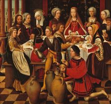 The Wedding in Cana, c.1540. Creator: Ambrosius Benson