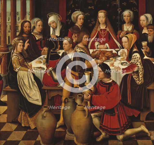 The Wedding in Cana,  c.1540. Creator: Ambrosius Benson.