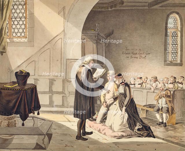 The wedding in the canton of Bern, . Creator: König; Franz Niklaus (1765-1832).