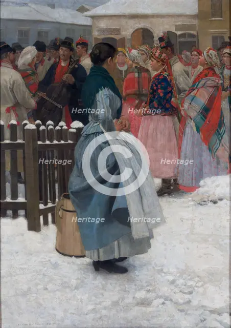 The Wedding Is Coming, 1891. Creator: Antoni Piotrowski.