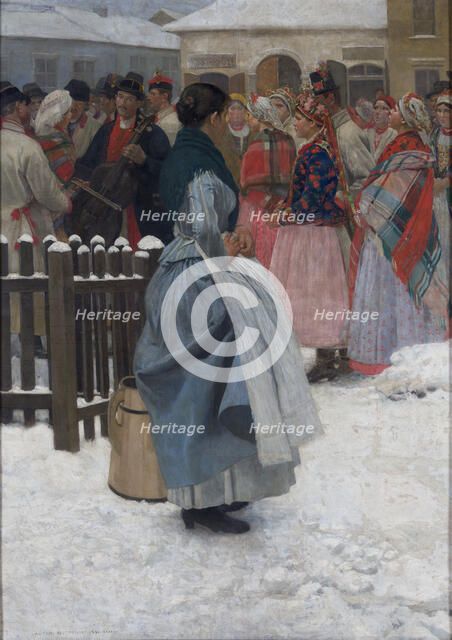 The Wedding Is Coming, 1891. Creator: Antoni Piotrowski.