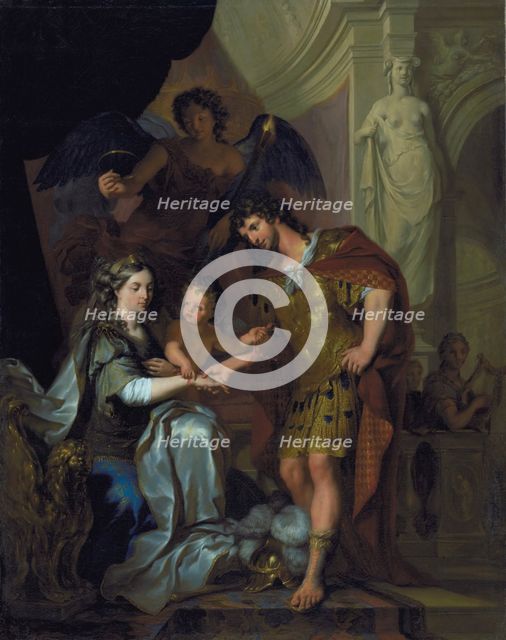 The Wedding of Alexander and Roxana (?), 1678-1681. Creators: Arnold Houbraken, Gerard de Lairesse.