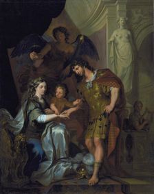 The Wedding of Alexander and Roxana (?), 1678-1681. Creators: Arnold Houbraken, Gerard de Lairesse