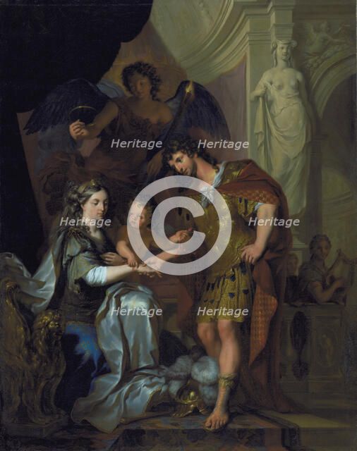 The Wedding of Alexander and Roxana (?), 1678-1681. Creators: Arnold Houbraken, Gerard de Lairesse.