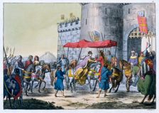 The wedding of Edward I and Eleanor of Castile, 1254 (19th century) Creator: Unknown