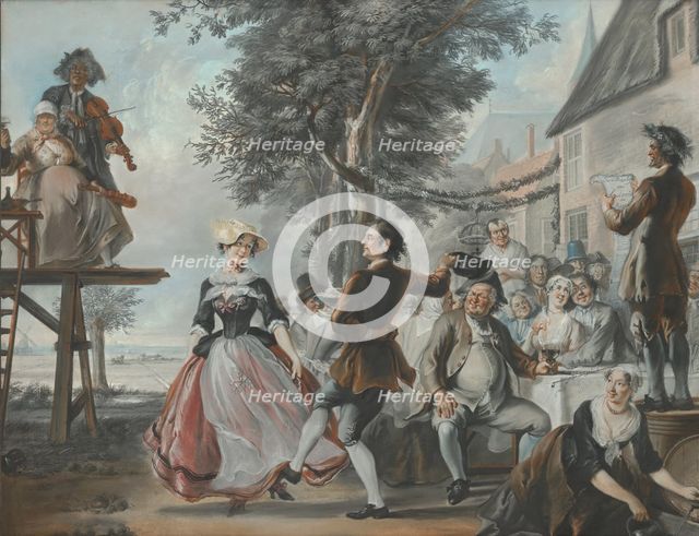 The Wedding of Kloris and Roosje, c1720-1750. Creator: Cornelis Troost.