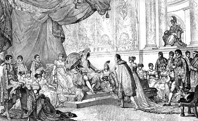 The wedding of Jerome Bonaparte, 22nd August 1807 (1882-1884). Artist: Unknown