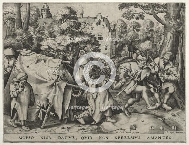 The Wedding of Mopsus and Nisa, 1570. Creator: Pieter van der Heyden (Netherlandish, c. 1530-c. 1575).