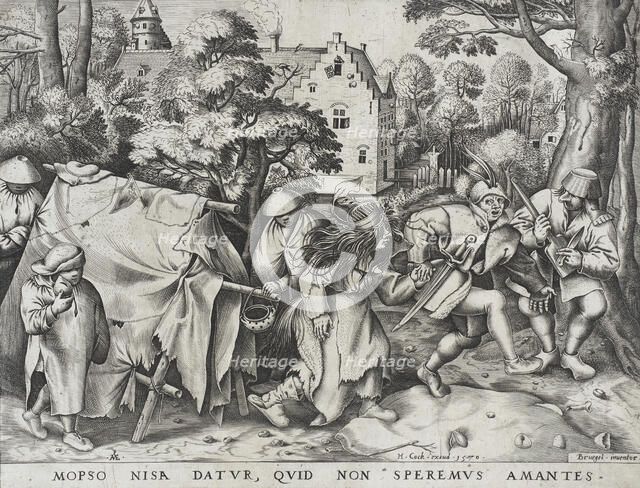 The Wedding of Mopsus and Nisa, or the Dirty Bride, 1570. Creator: Pieter van der Heyden.