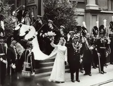 The wedding of Silvia Sommerlath and King Carl XVI Gustaf of Sweden, Stockholm, 19 June 1976. Creator: Unknown