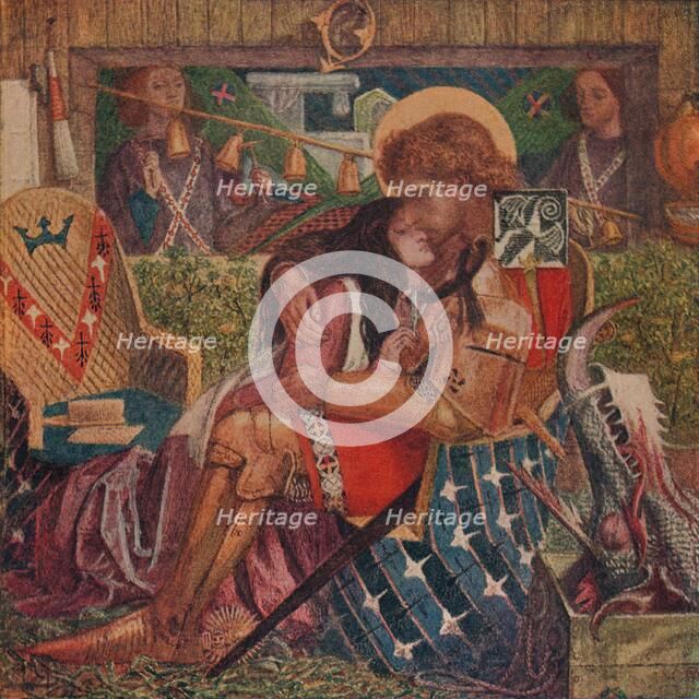'The Wedding of St George and Princess Sabra', 1857. Artist: Dante Gabriel Rossetti.