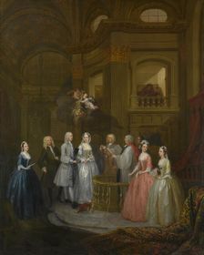 The Wedding of Stephen Beckingham and Mary Cox, 1729. Creator: William Hogarth