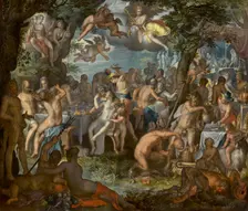 The Wedding Of Peleus And Thetis, 1612. Creator: Joachim Anthonisz Wtewael