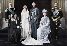 The wedding of the Duke of York and Lady Elizabeth Bowes-Lyon, 1923. Creator: Unknown