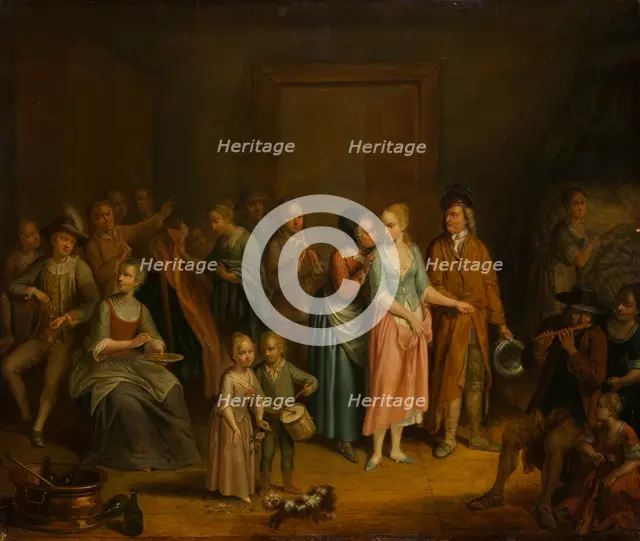 The Wedding Night, 1780. Creator: Johann Daniel Bager.