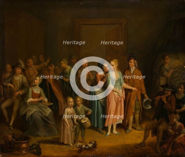 The Wedding Night, 1780. Creator: Johann Daniel Bager.