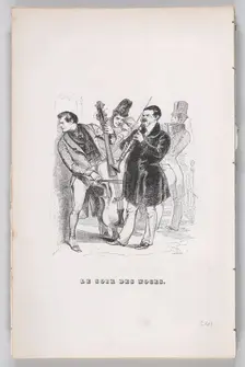 The Wedding Night from The Complete Works of Béranger, 1836. Creator: Cherrier