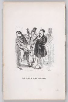 The Wedding Night from The Complete Works of Béranger, 1836. Creator: Cherrier